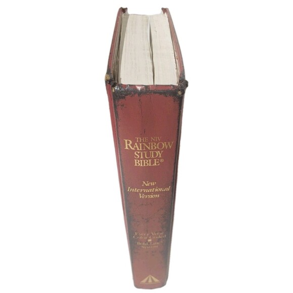 Other - Vintage 1996 The NIV Rainbow Study Bible Bold Line System Edition Guideposts